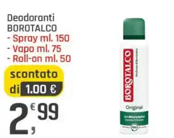 Supermercati Dok Deodoranti Borotalco offerta