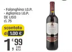 Supermercati Dok Aglianico I.G.P. De Liso offerta