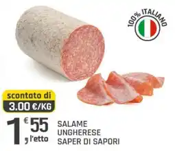 Supermercati Dok Salame ungherese Saper di sapori offerta