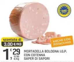 Supermercati Dok Mortadella Bologna I.G.P. con cotenna offerta