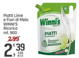 Supermercati Dok Piatti Lime e Fiori di Mela Winni's offerta