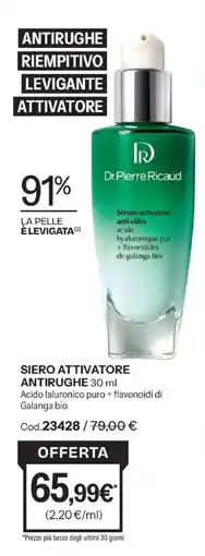 Stanhome Siero attivatore antirughe Dr.Pierre Ricaud offerta