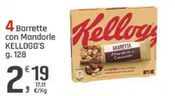 Supermercati Dok Barrette con Mandorle Kellogg's offerta