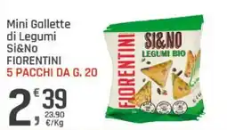 Supermercati Dok Mini Gallette di Legumi Si&No Fiorentini offerta