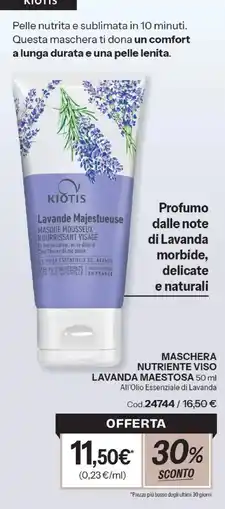 Stanhome Maschera nutriente viso lavanda maestosa offerta