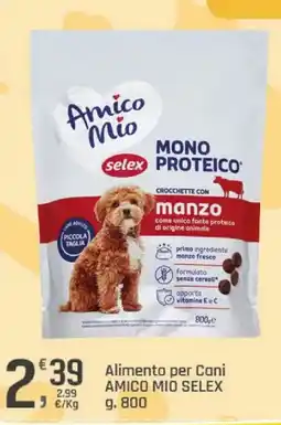 Supermercati Dok Alimento per Cani AMICO MIO SELEX offerta