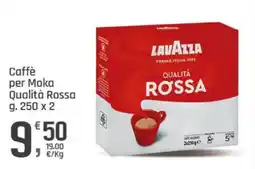 Supermercati Dok Caffè per Moka Qualità Rossa Lavazza offerta