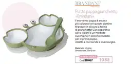Stanhome Piatto pappa granchietto Brandani offerta