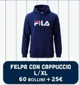 Supermercati Dok FelPA con cappuccio Fila offerta
