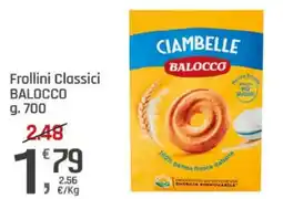 Supermercati Dok Frollini Classici Balocco offerta
