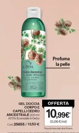 Stanhome Kiôtis Gel Doccia Corpo e Capelli Cedro Ancestrale offerta