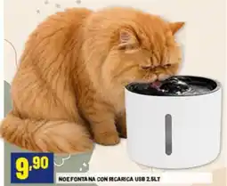 Risparmio Casa Noe fontana con ricarica usb offerta