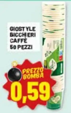 Giostyle bicchieri caffè