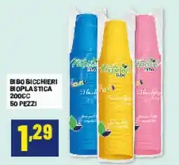 Risparmio Casa Bicchieri bioplastica offerta