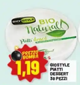 Risparmio Casa Bio Style Piatti Dessert offerta