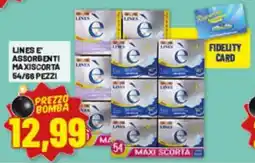 Risparmio Casa Lines e' assorbenti maxiscorta offerta