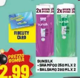 Risparmio Casa Sunsilk shampoo e balsamo offerta