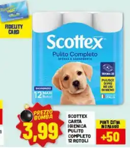 Risparmio Casa Scottex carta igienica pulito completo offerta