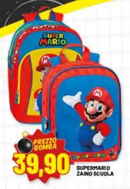 Risparmio Casa Super Mario Zaino Scuola offerta