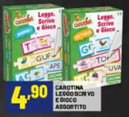 Risparmio Casa Carotina leggo scrivo e gioco assortito offerta