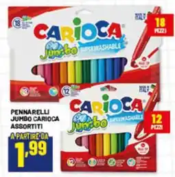 Risparmio Casa Pennarelli jumbo carioca assortiti offerta