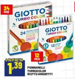 Risparmio Casa Pennarelli TurboColor Giotto assortiti offerta
