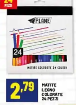 Risparmio Casa Matite legno colorate Plane offerta