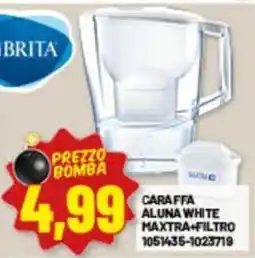 Risparmio Casa Brita caraffa aluna white offerta