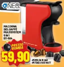Risparmio Casa Macchina del caffè multisystem 5 in 1 Neo offerta
