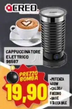 Risparmio Casa Cappuccinatore elettrico Creo offerta