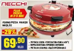 Risparmio Casa Forno pizza maker Necchi offerta