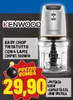 Risparmio Casa Kenwood Easy Chop Tritatutto con 4 lame offerta