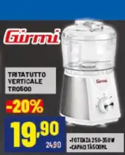 Risparmio Casa Girmi Tritatutto Verticale TR0500 offerta