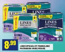 Risparmio Casa Lines Specialist pannolone mutandina offerta