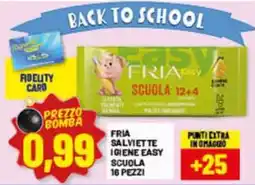 Risparmio Casa Fria salviette igiene easy scuola offerta