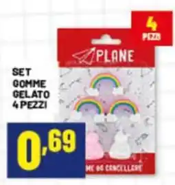 Risparmio Casa Gomme gelato Plane offerta