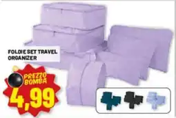 Risparmio Casa Foldie set travel organizer offerta