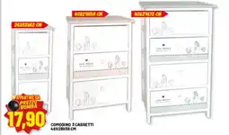 Risparmio Casa Comodino 3 cassetti offerta