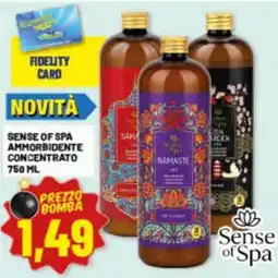 Risparmio Casa Sense of Spa ammorbidente concentrato offerta