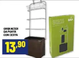 Risparmio Casa Organizer da porta con cesta Bah offerta
