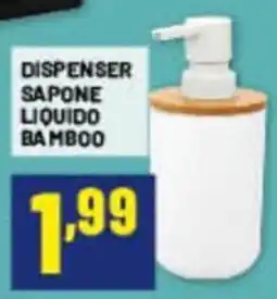 Risparmio Casa Dispenser sapone liquido bamboo offerta