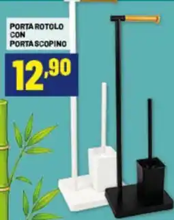 Risparmio Casa Porta rotolo con porta scopino offerta
