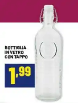 Risparmio Casa Bottiglia in vetro con tappo offerta