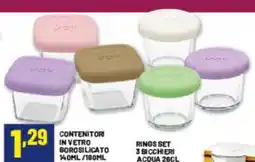 Risparmio Casa Contenitori in vetro borosilicato offerta