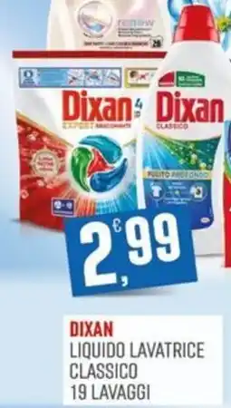 Maxipiù Dixan liquido lavatrice classico offerta