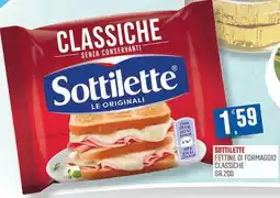 Maxipiù Sottilette fettine di formaggio classiche offerta