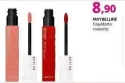 Irys Maybelline StayMatte rossetto offerta