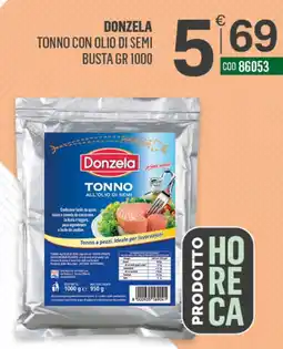 Tutto Risparmio Cash&Carry Donzela tonno con olio di semi busta offerta