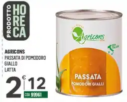 Tutto Risparmio Cash&Carry Agricons passata di pomodoro giallo offerta