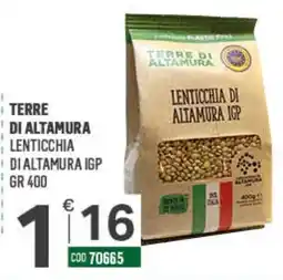 Tutto Risparmio Cash&Carry Terre di Altamura Lenticchia di Altamura IGP offerta